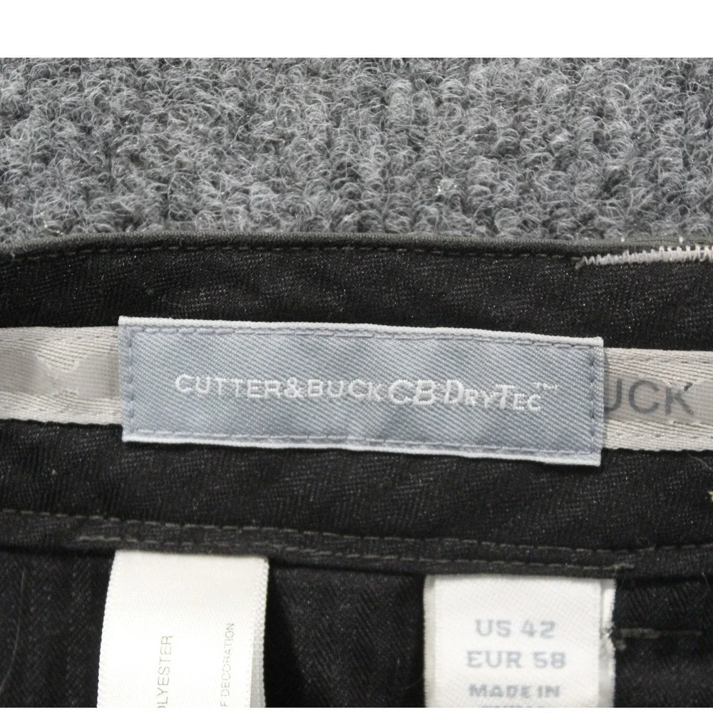 Cutter Buck CB DryTec‎ Golf Shorts Mens Size 42 Gray Flat Front Performance